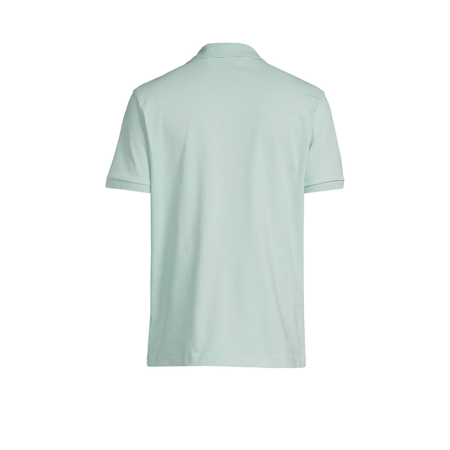 BOSS slim fit polo PASSENGER met logo turquoise aqua