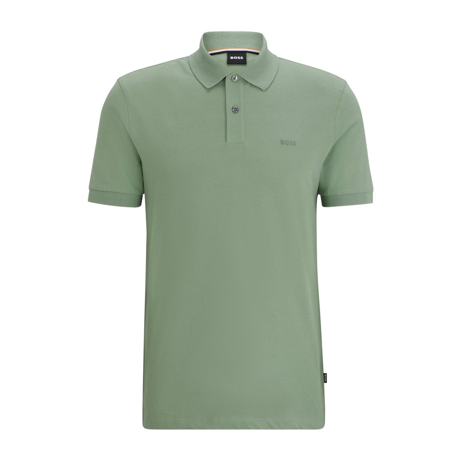 Boss Black Groene Katoenen Polo & T-shirts Pallas Green Heren