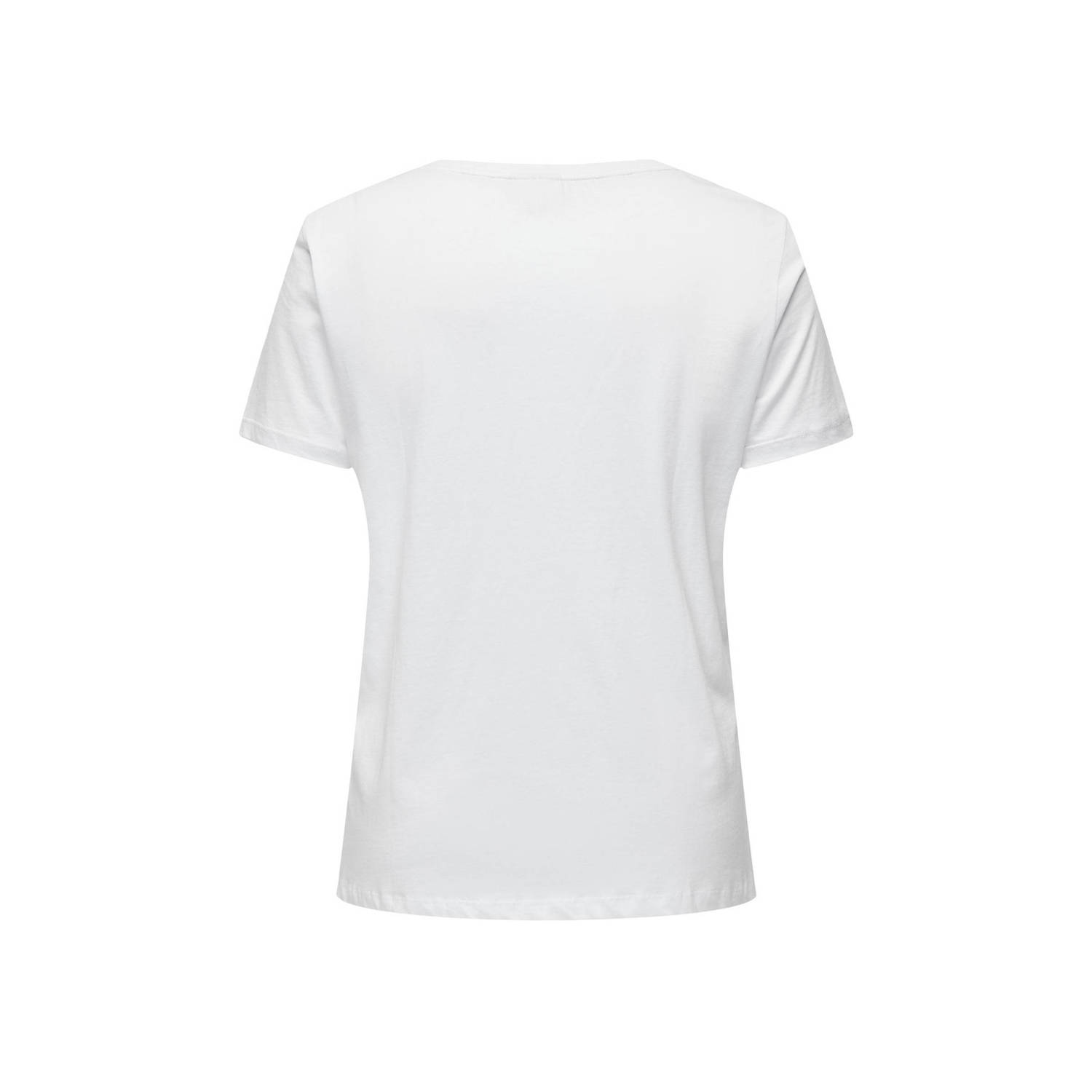 ONLY CARMAKOMA T-shirt CARKITA met printopdruk wit