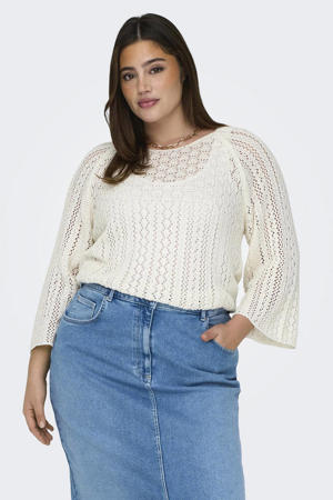 crochet trui ecru