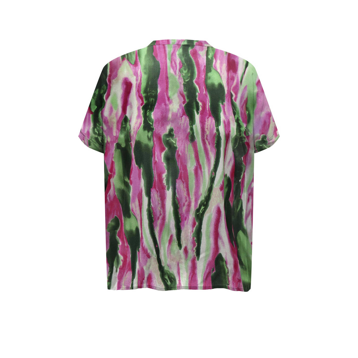 ONLY CARMAKOMA top CARNATA DODIE met all over print roze groen