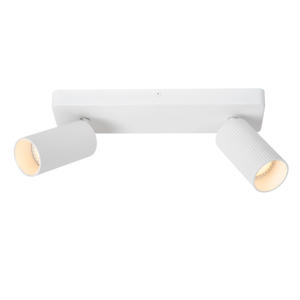 CLUBS - Plafondspot - 2xGU10 - Wit  