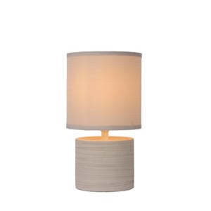GREASBY - Tafellamp - Ø 14 cm - 1xE14 - Beige