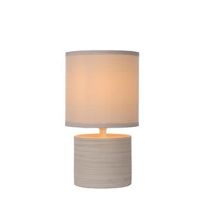 GREASBY - Tafellamp - Ø 14 cm - 1xE14 - Beige