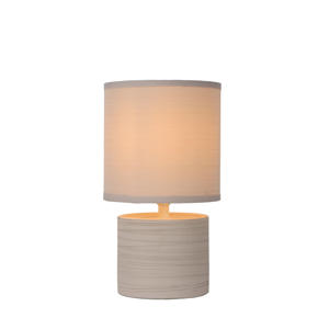 GREASBY - Tafellamp - Ø 14 cm - 1xE14 - Beige