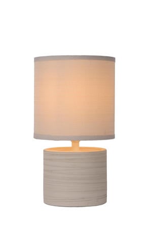 GREASBY - Tafellamp - Ø 14 cm - 1xE14 - Beige
