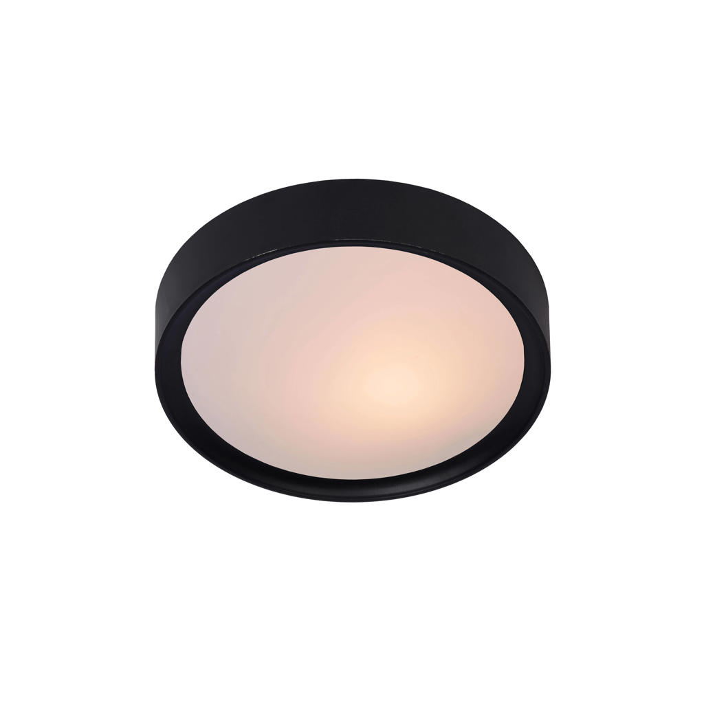 Lucide LEX - Plafonnière - Ø 25 cm - 1xE27 - Zwart