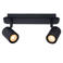 Lucide LENNERT - Plafondspot Badkamer - LED Dimb. - GU10 - 2x5W 3000K - IP44 -