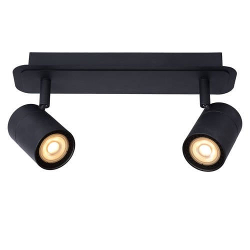 Lucide LENNERT - Plafondspot Badkamer - LED Dimb. - GU10 - 2x5W 3000K - IP44 - afbeelding