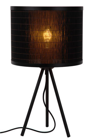TAGALOG - Tafellamp - Ø 26 cm - 1xE27 - Zwart