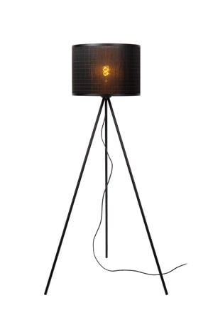 TAGALOG - Vloerlamp - Ø 55 cm - 1xE27 - Zwart