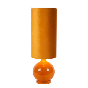 ESTERAD - Vloerlamp - Ø 34 cm - 1xE27 - Okergeel