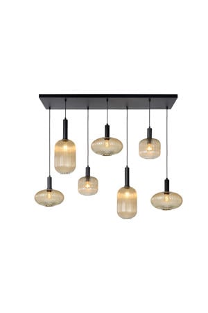 MALOTO - Hanglamp - 7xE27 - Amber