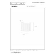 thumbnail: Lucide TAGALOG - Wandlamp - 1xE27 - Zwart