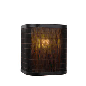TAGALOG - Wandlamp - 1xE27 - Zwart