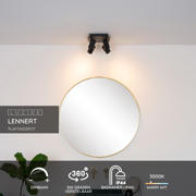 thumbnail: Lucide LENNERT - Plafondspot Badkamer - LED Dimb. - GU10 - 4x5W 3000K - IP44 -