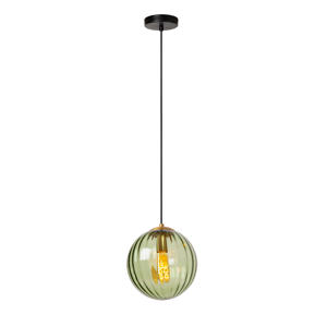MONSARAZ - Hanglamp - Ø 25 cm - 1xE27 - Groen  