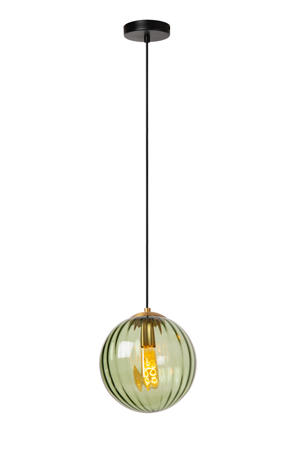 MONSARAZ - Hanglamp - Ø 25 cm - 1xE27 - Groen  
