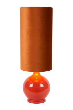 ESTERAD - Vloerlamp - Ø 34 cm - 1xE27 - Oranje