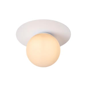 TRICIA - Plafonnière - Ø 25 cm - 1xE27 - Wit