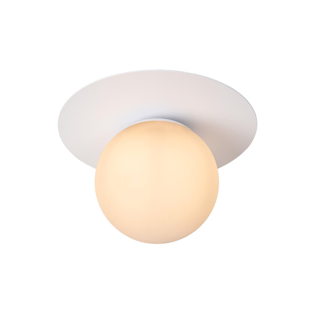 Lucide TRICIA - Plafonnière - Ø 25 cm - 1xE27 - Wit