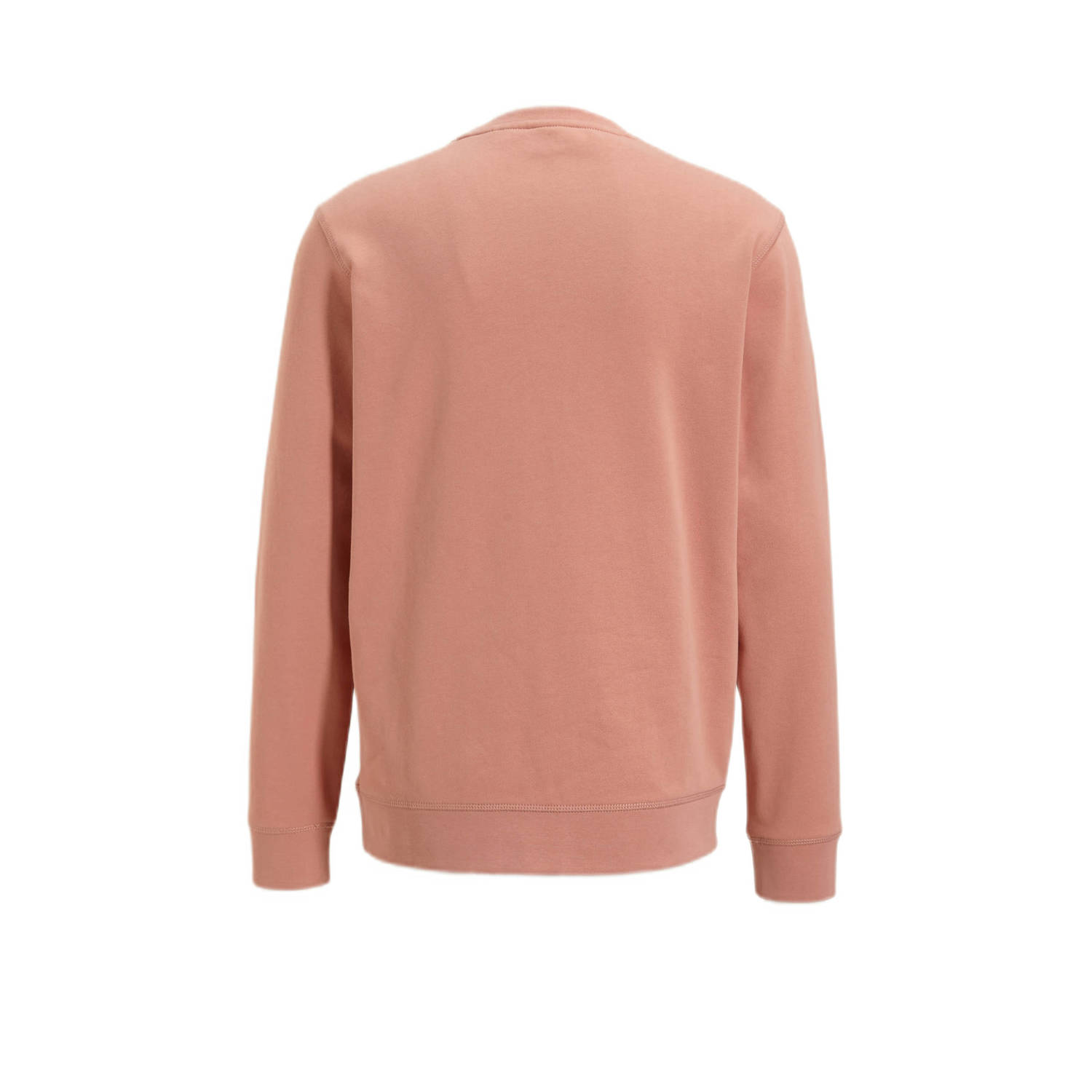 BOSS sweater Westart met logo open pink