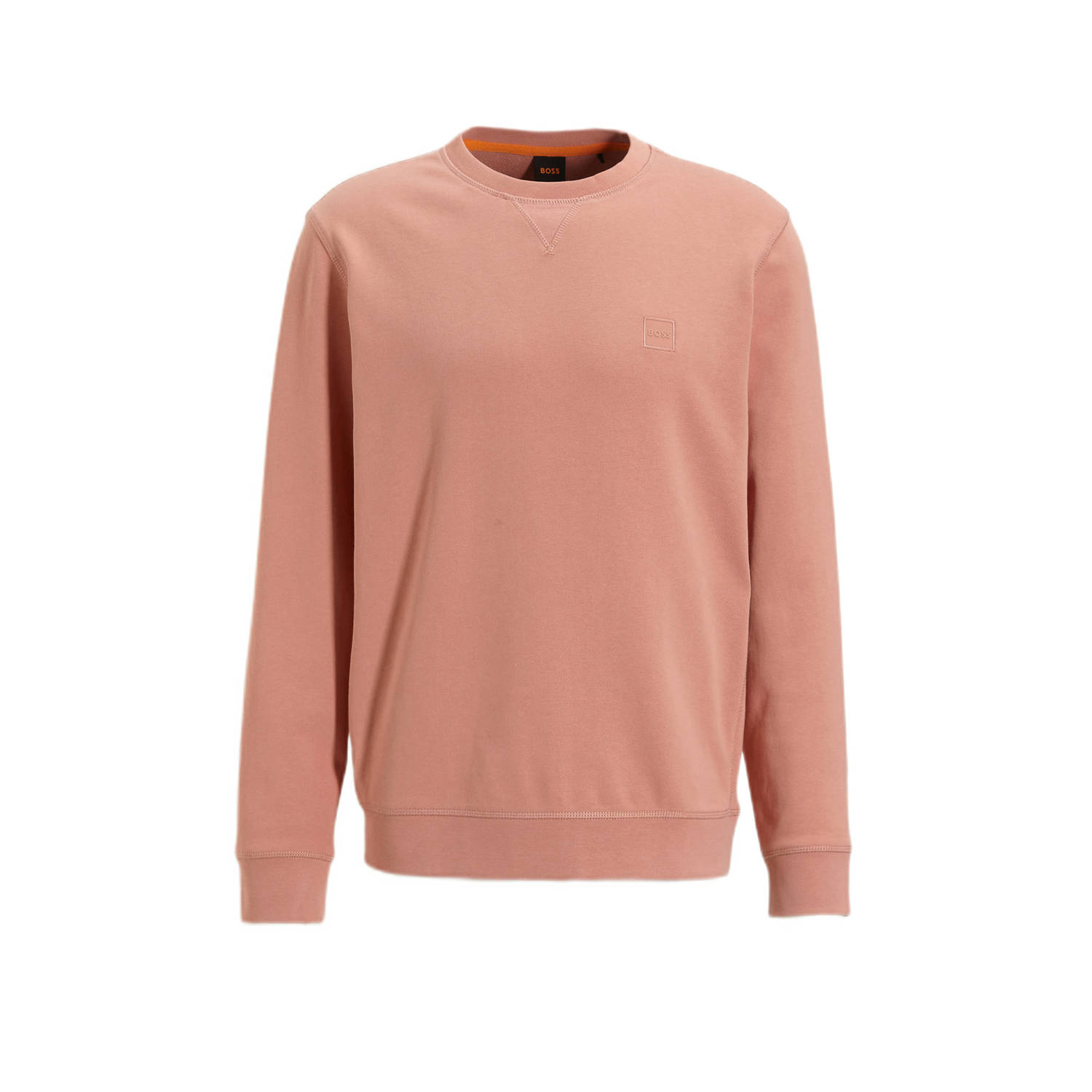 Boss Orange Sweatshirt met labelpatch model 'Westart'