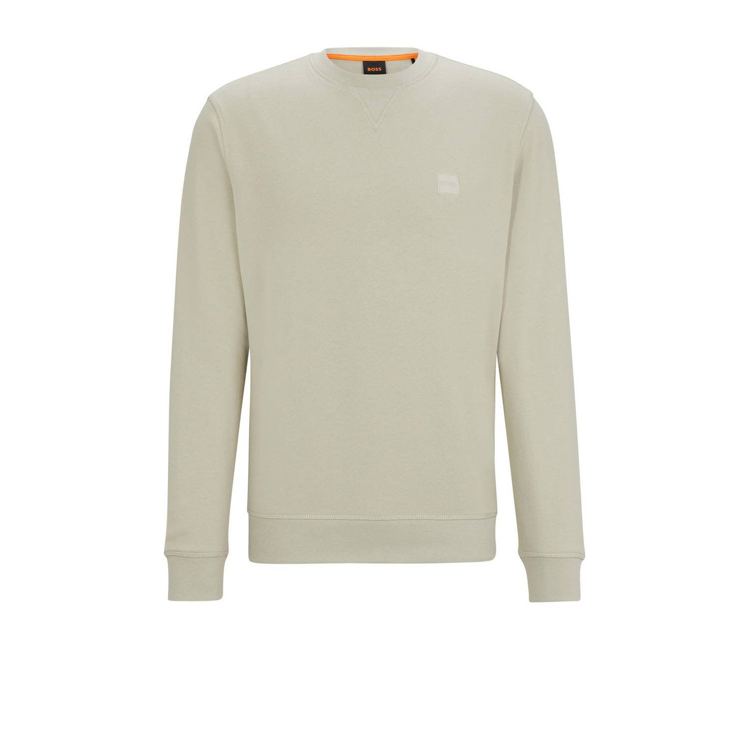 Boss Orange Sweatshirt met labelpatch model 'Westart'