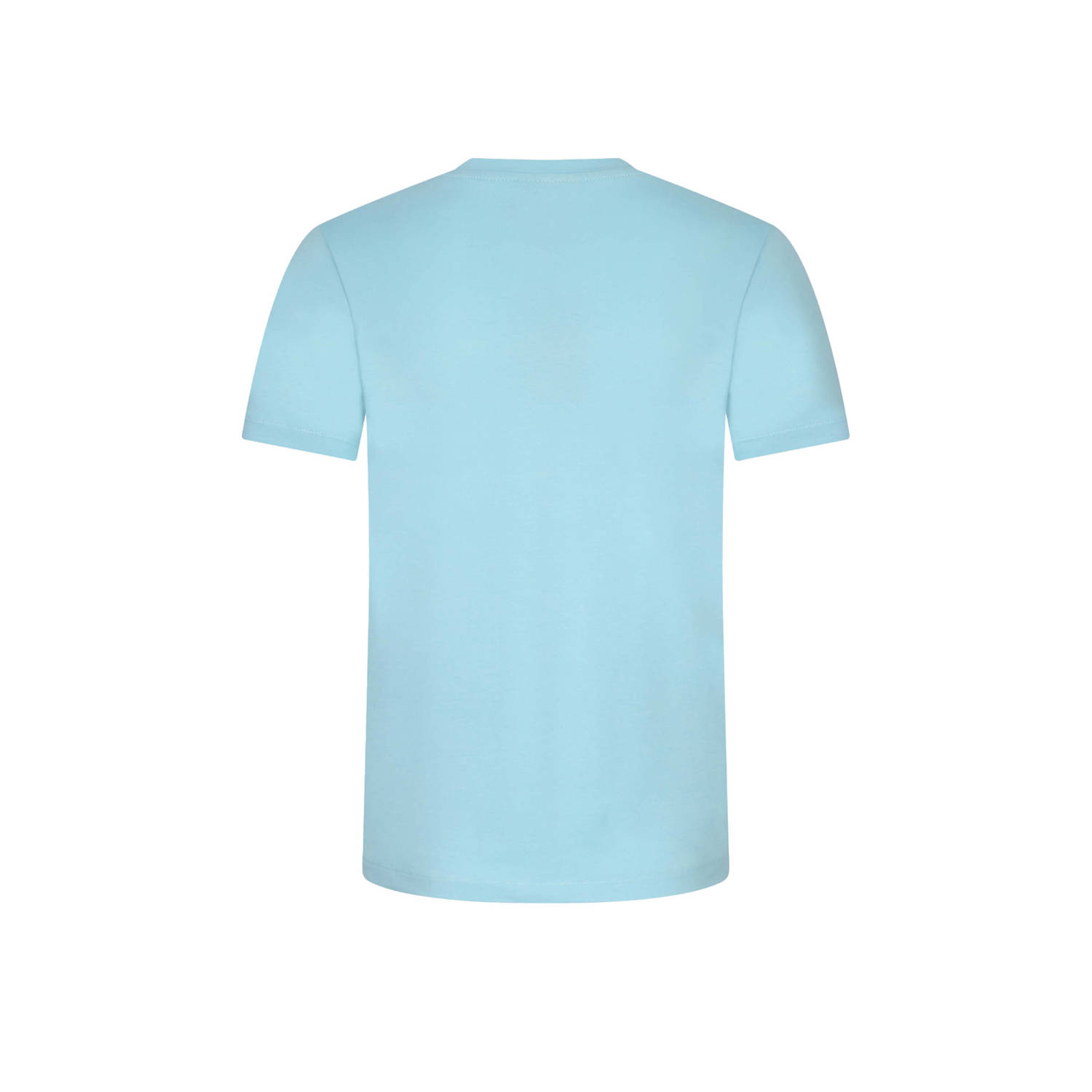 Cavallaro Napoli regular fit T-shirt Mandrio met logo aqua