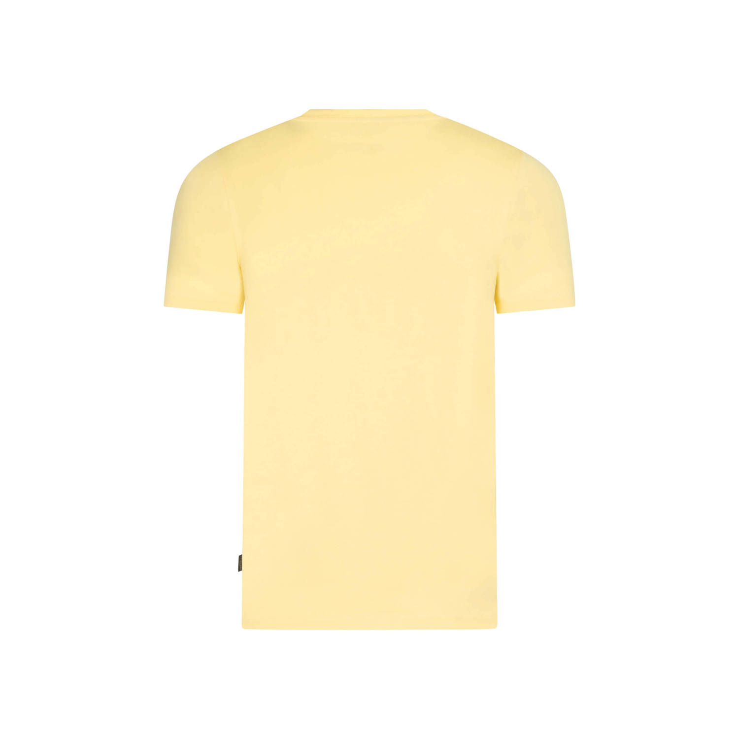 Cavallaro Napoli regular fit T-shirt Mandrio met logo yellow