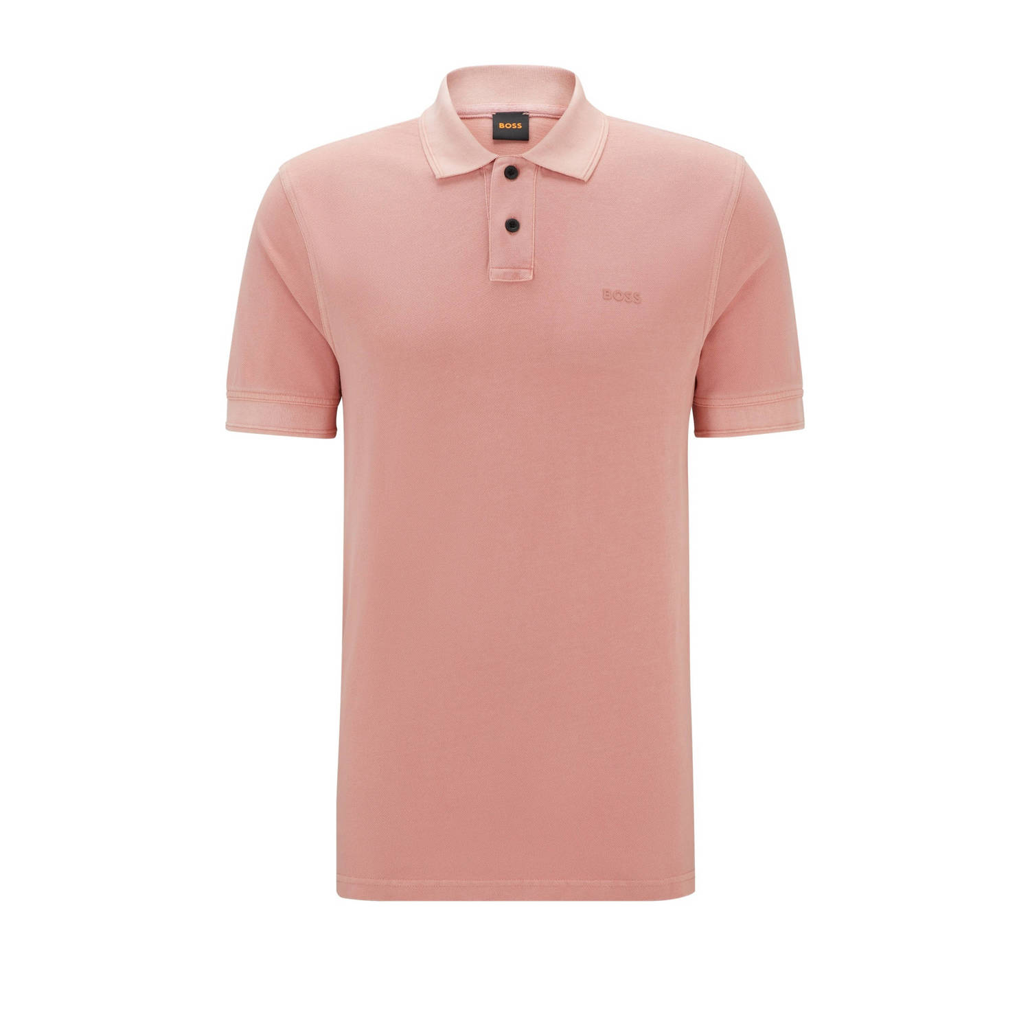 Boss Orange Slim fit poloshirt met labeldetail model 'Prime'