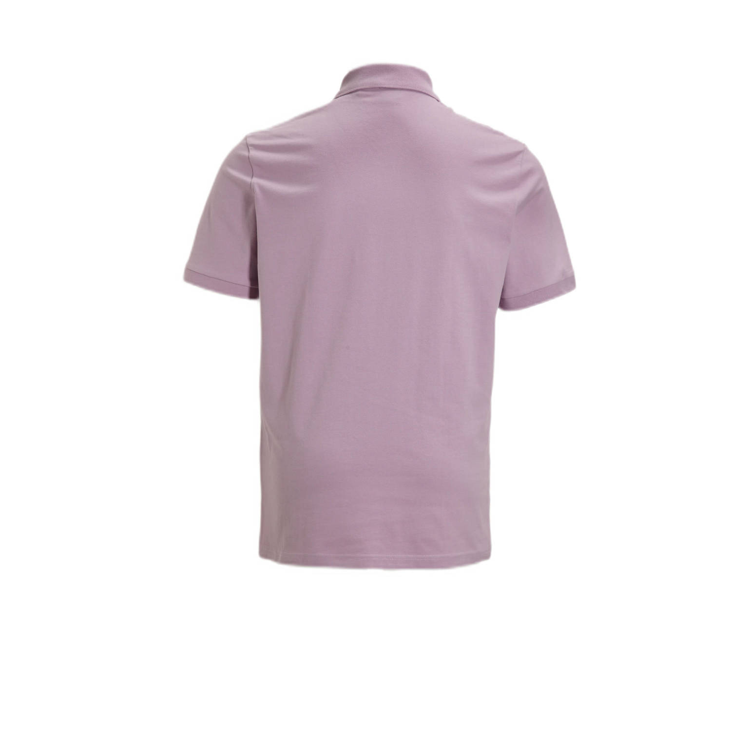 BOSS slim fit polo Passenger met logo light pastel purple