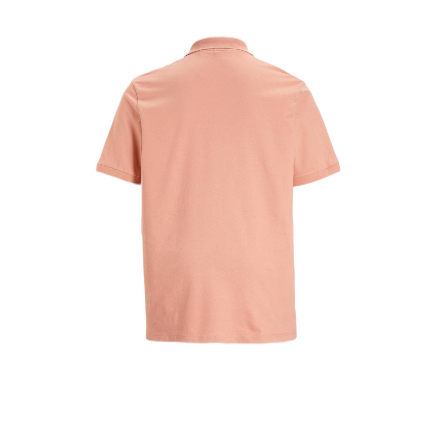 BOSS slim fit polo Passenger met logo open pink