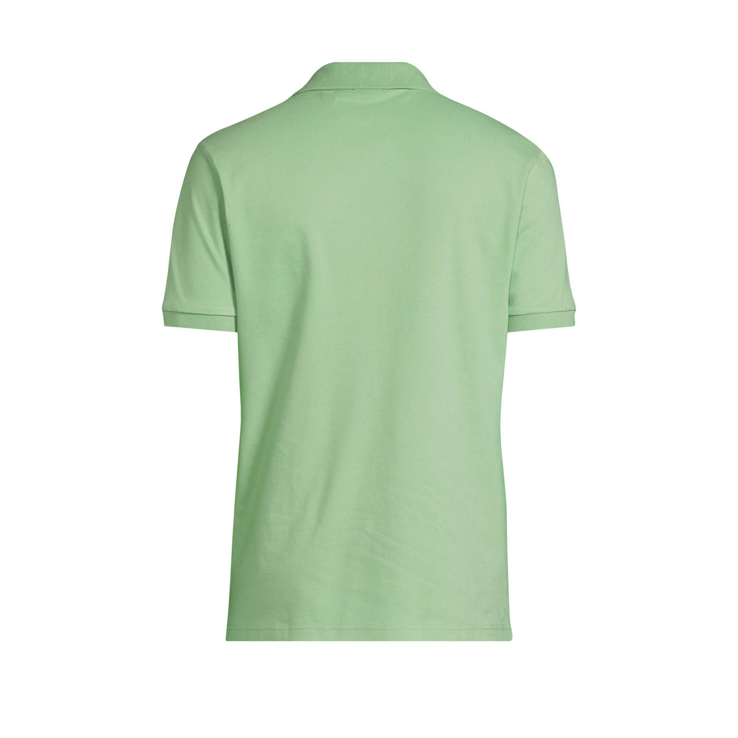BOSS slim fit polo PASSENGER met logo open green