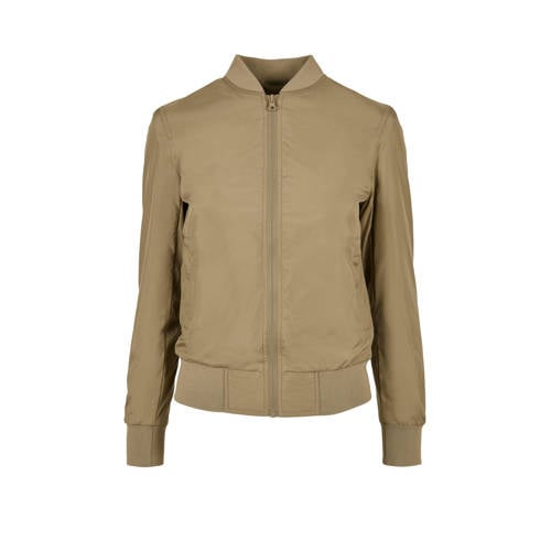 Urban Classics Curvy bomberjack kaki afbeelding