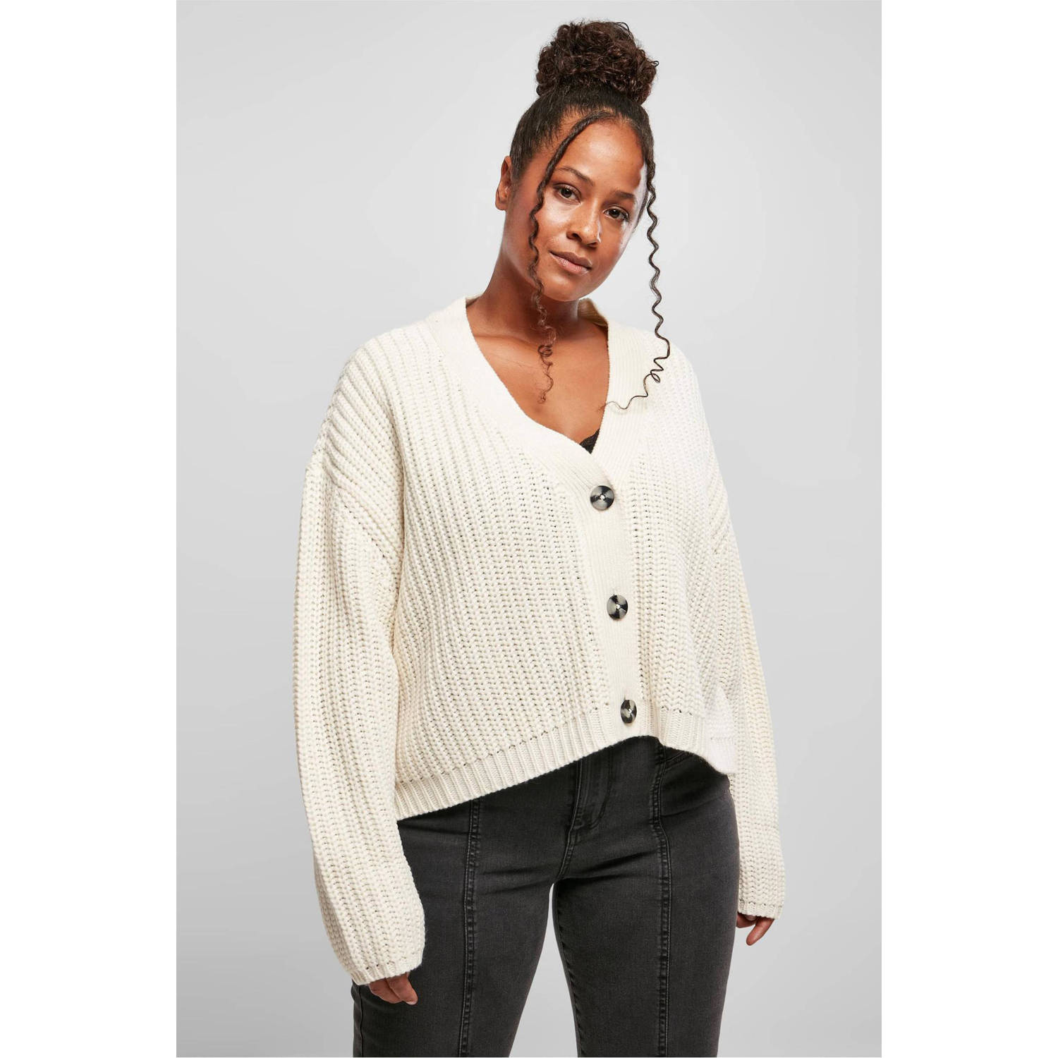 Urban Classics Curvy vest ecru