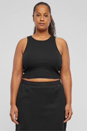 crop top zwart