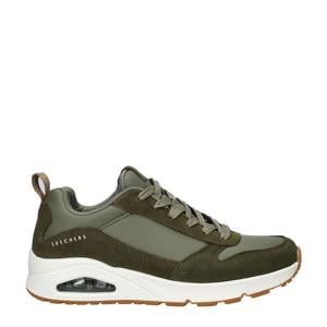 UNO suède sneakers groen