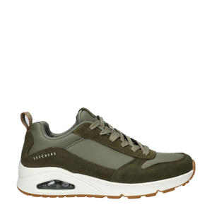 UNO suède sneakers groen