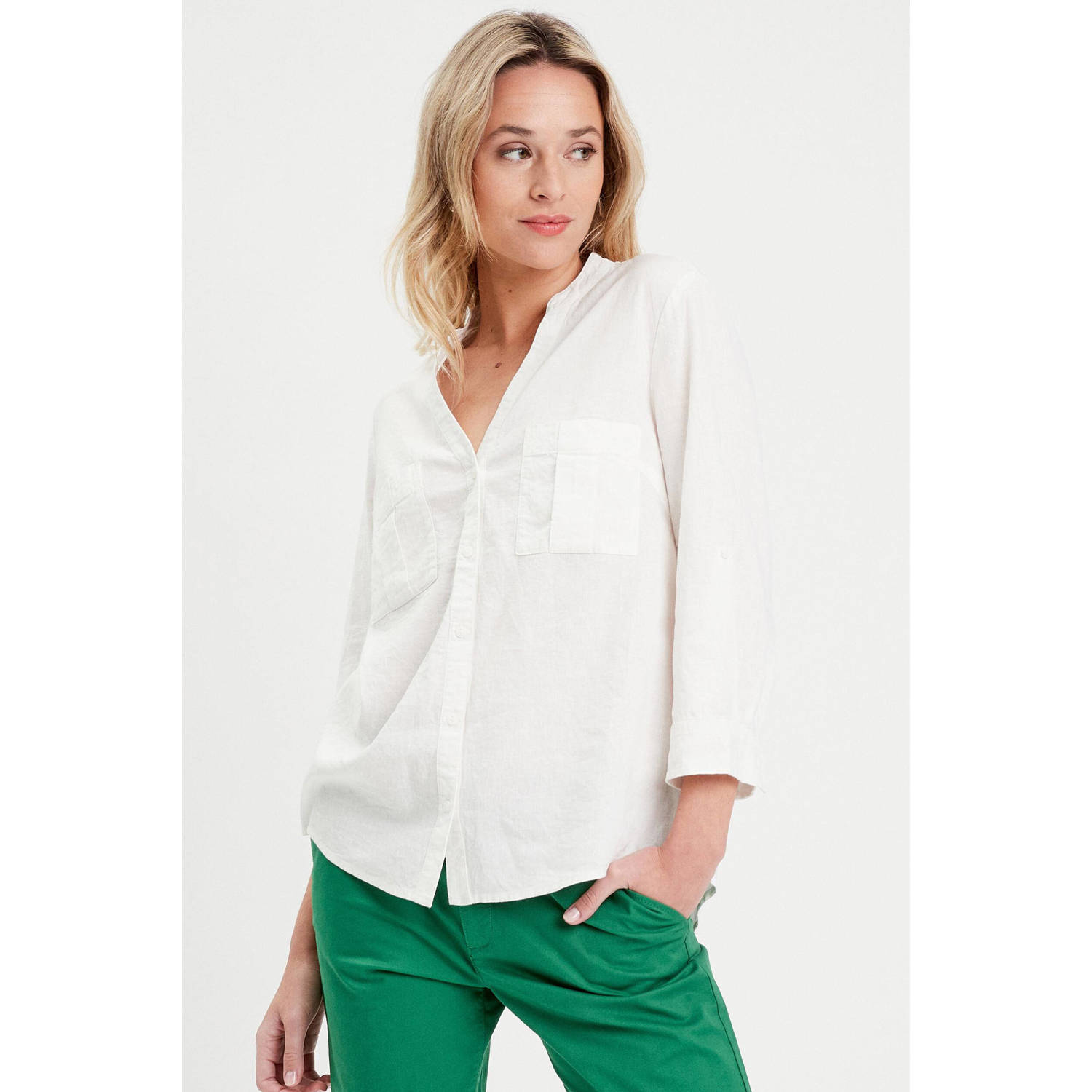 Cache blouse ecru