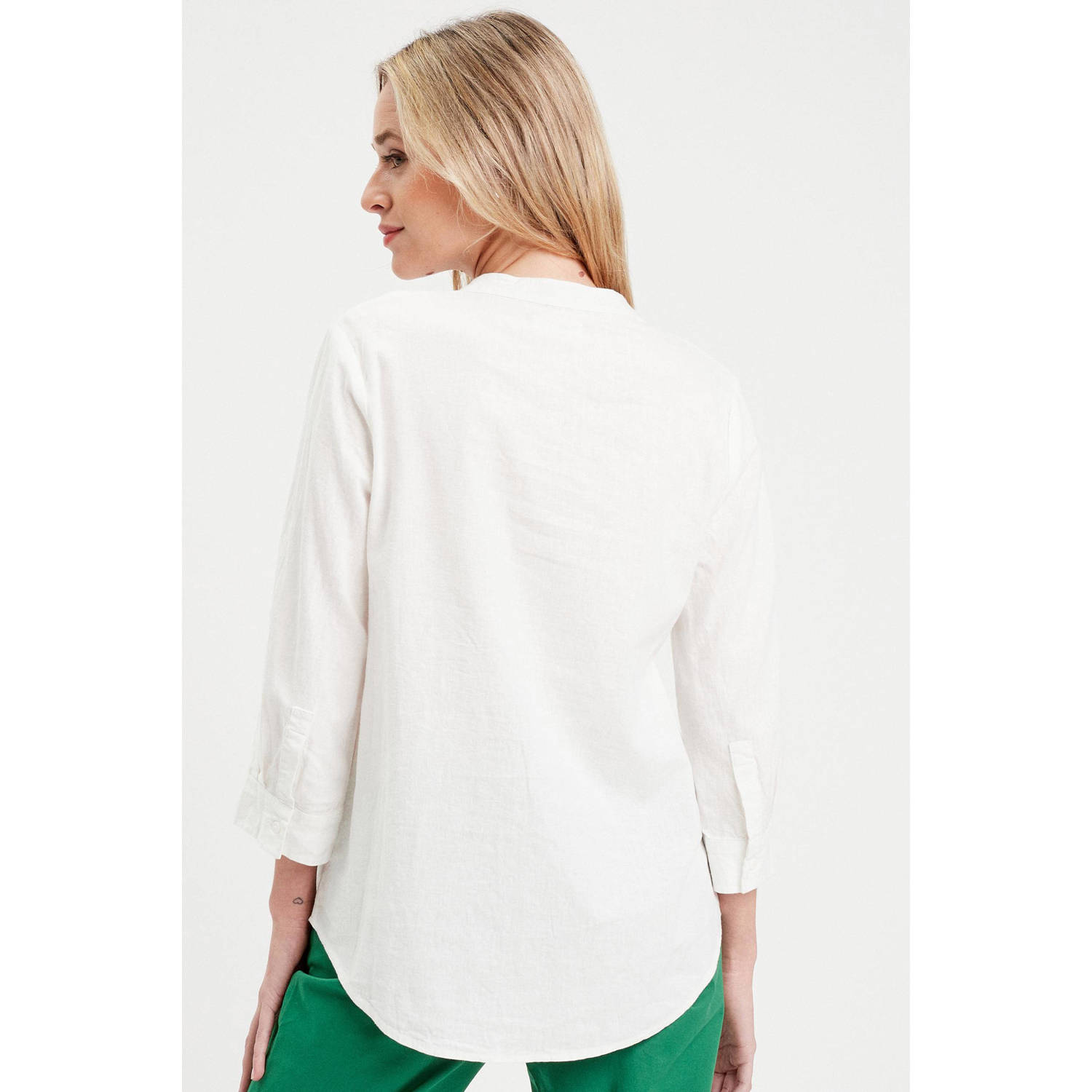 Cache blouse ecru