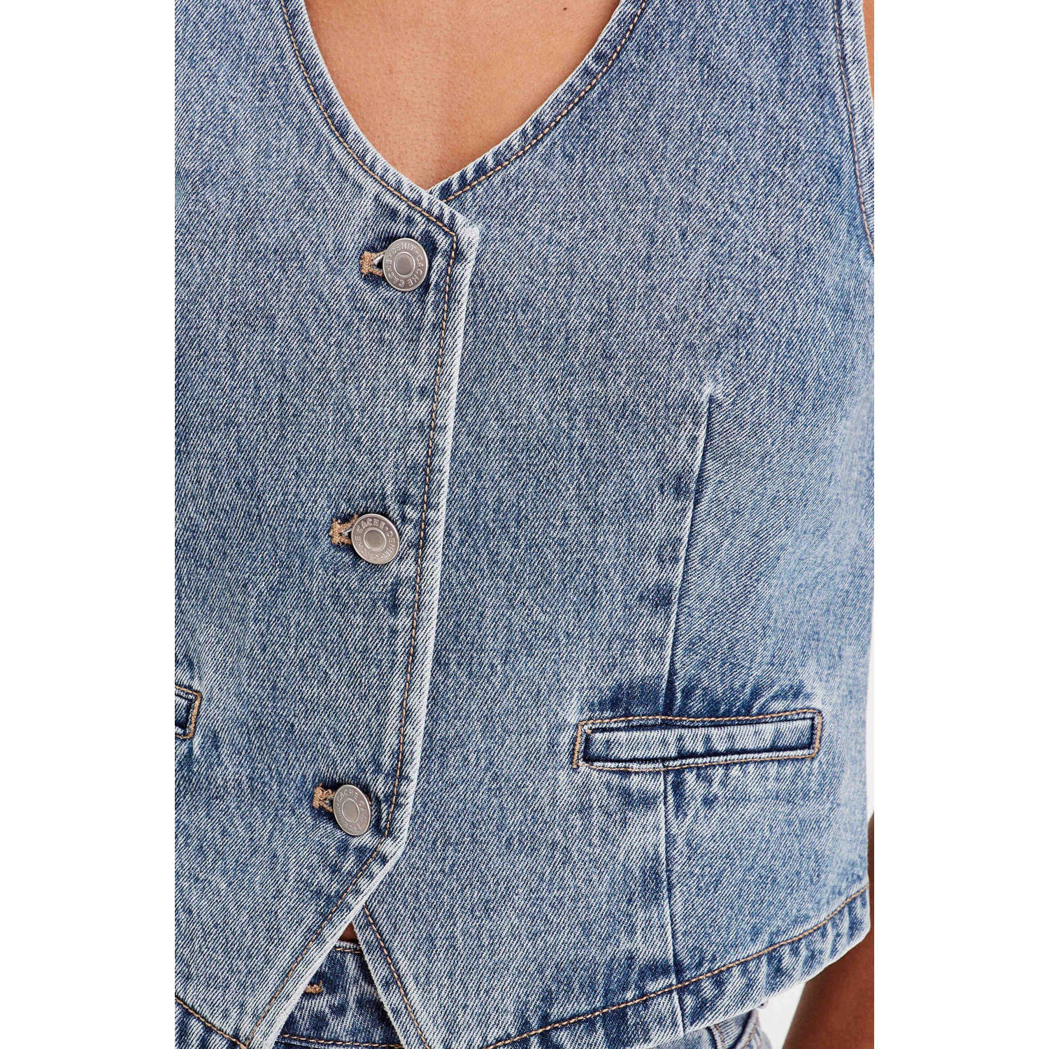 Cache gilet blue