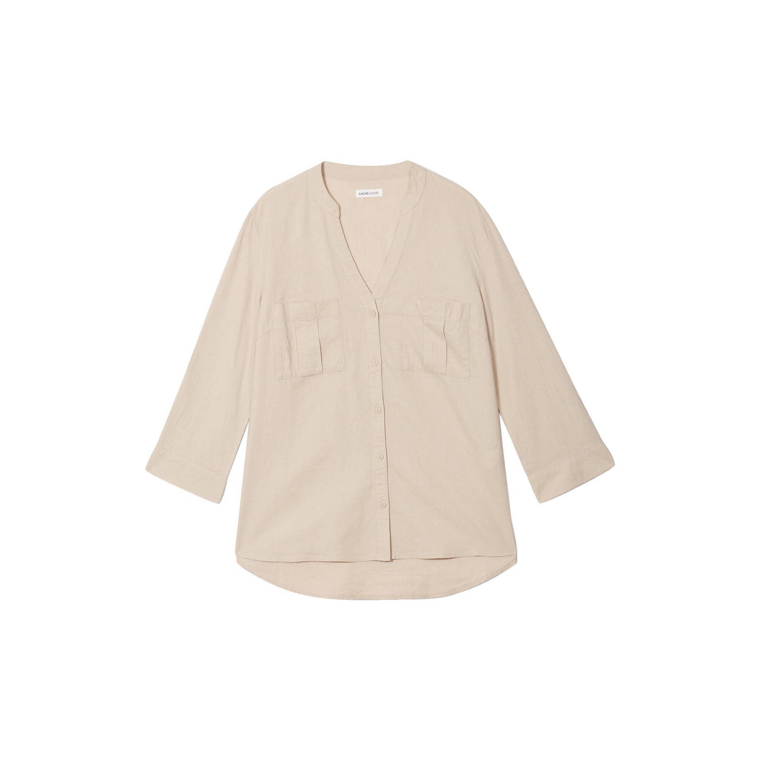Cache blouse zand