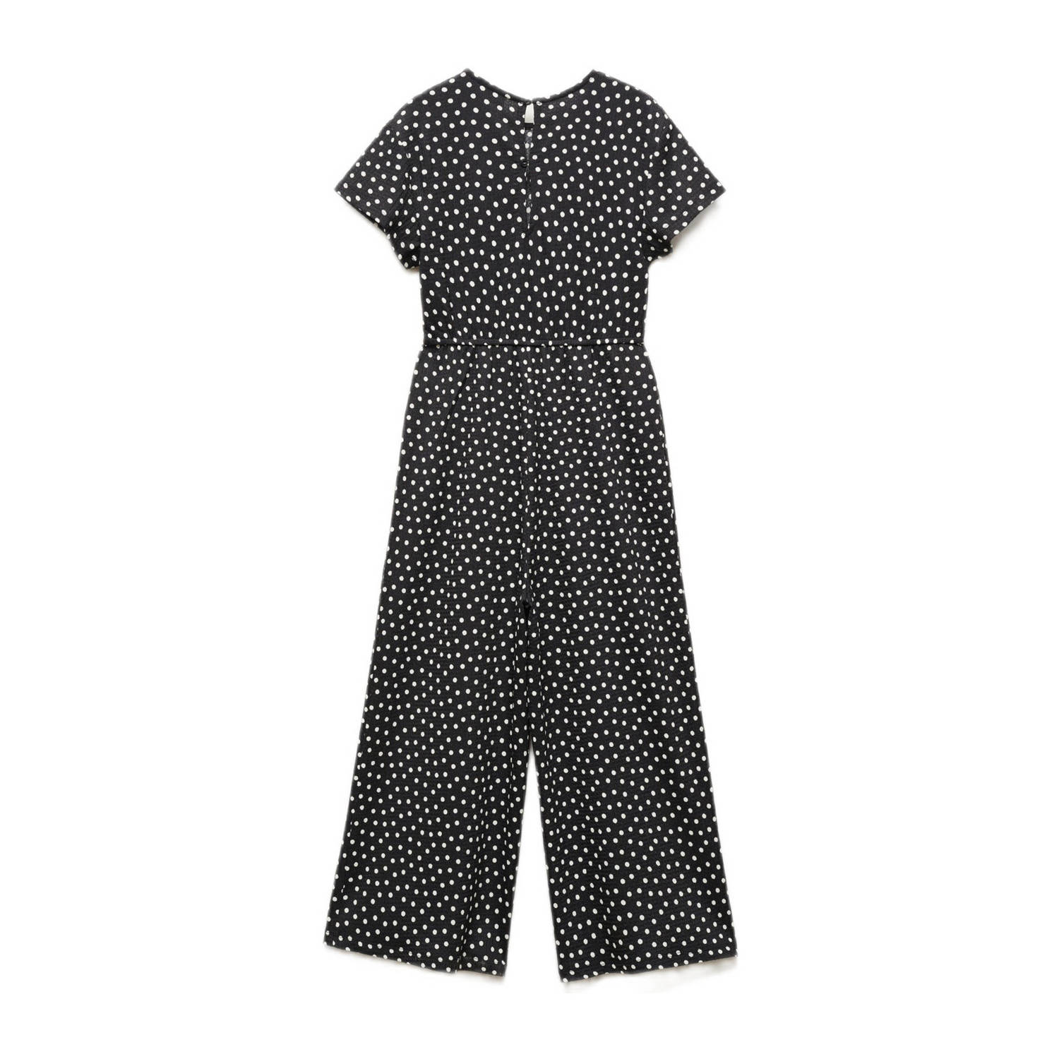 Mango Kids jumpsuit met stippen zwart