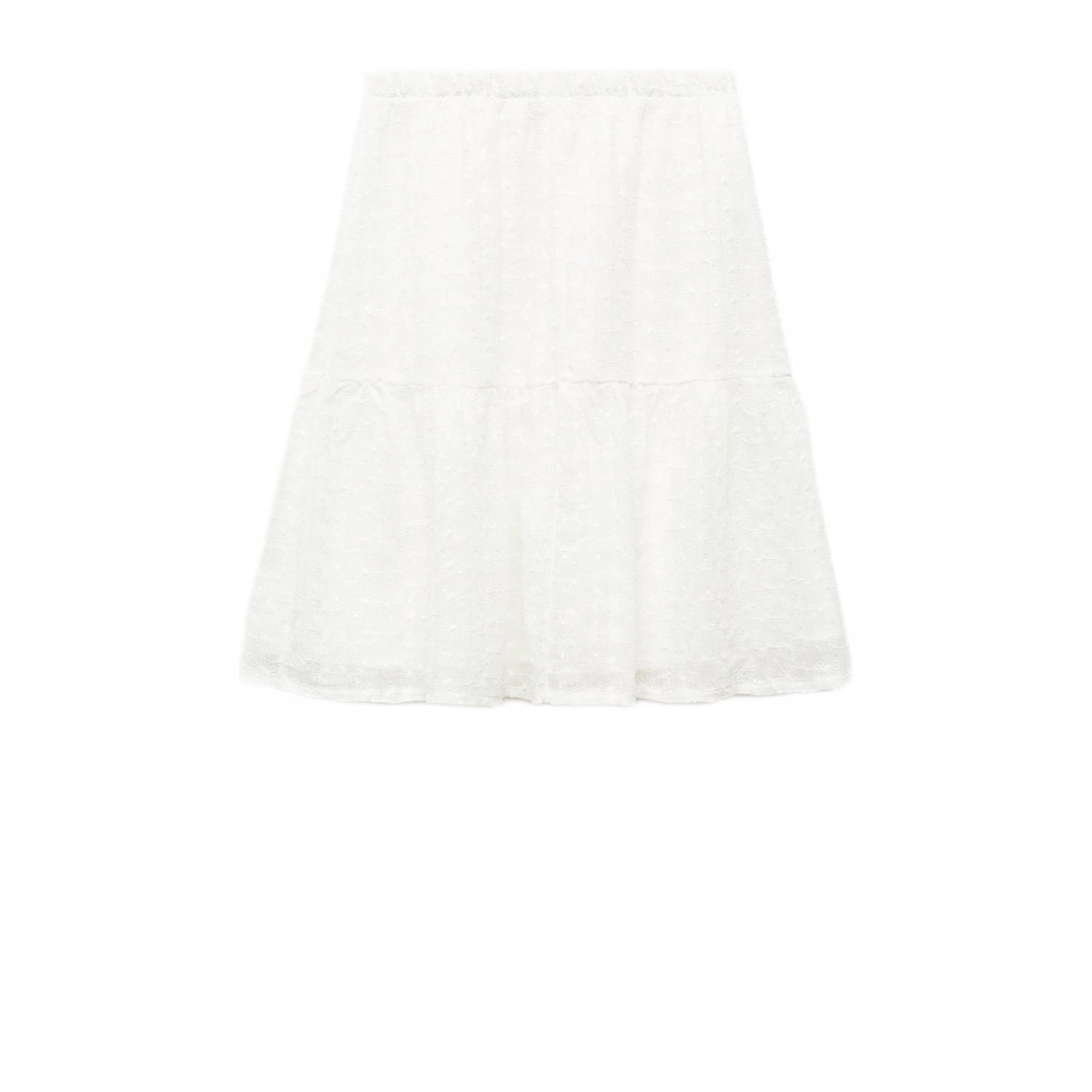 Mango Kids gebloemde rok wit
