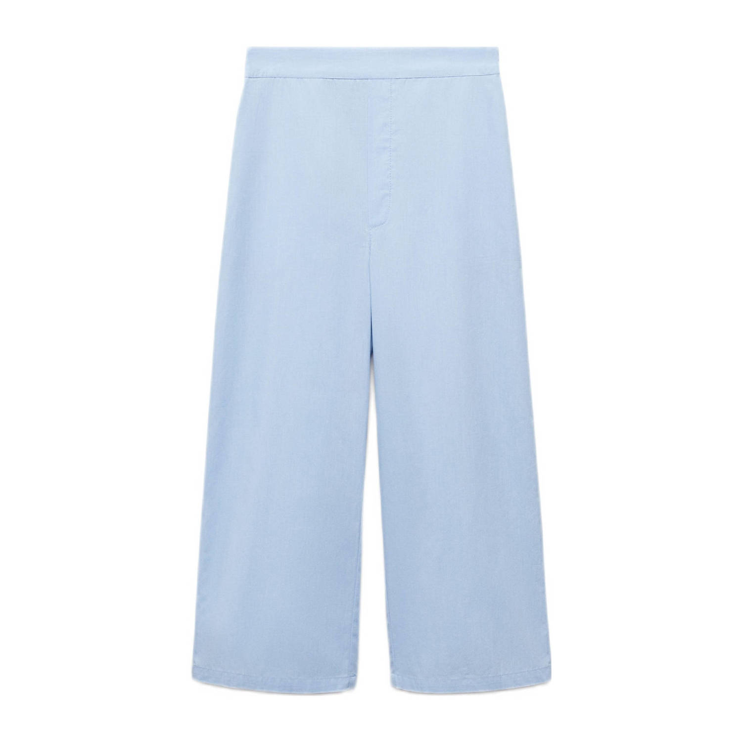 Mango Kids loose fit broek lichtblauw