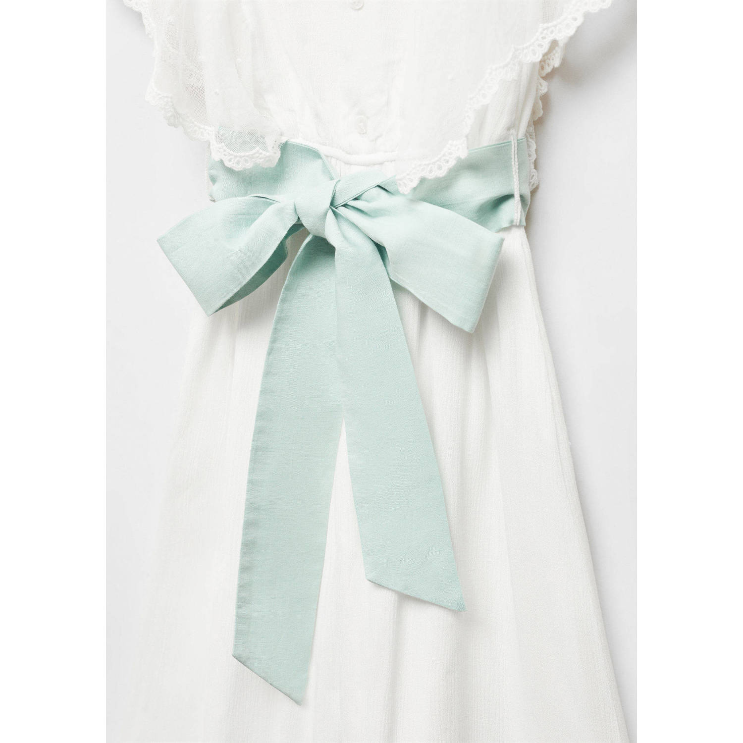 Mango Kids jumpsuit wit