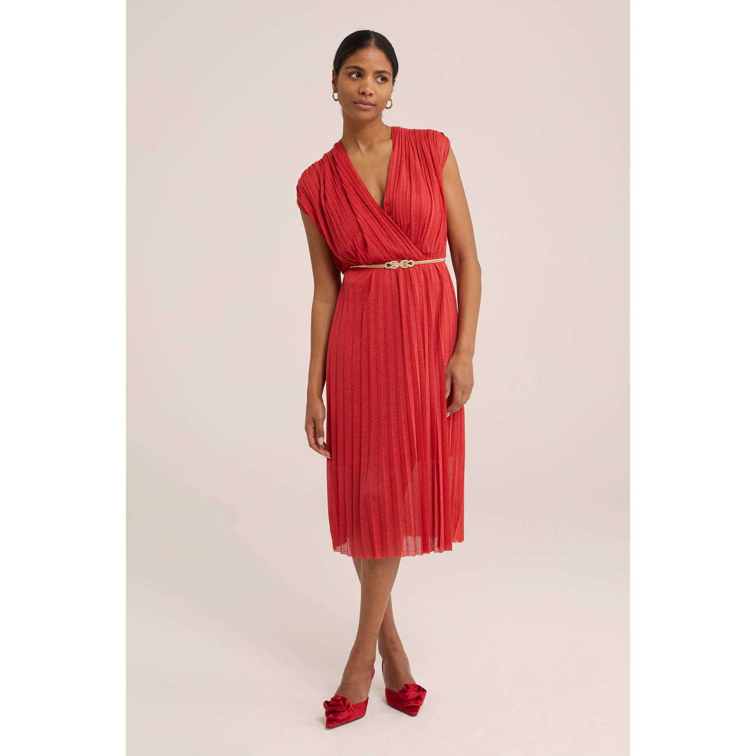 WE Fashion tailleriem goudkleurig