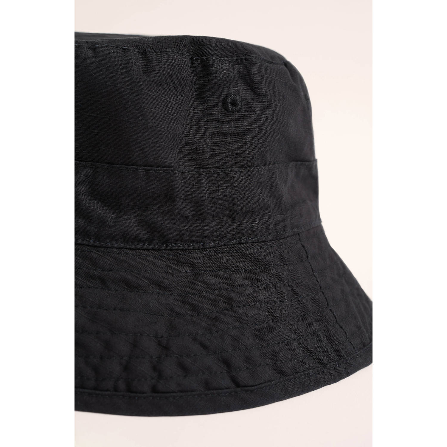 WE Fashion reversible bucket hat zwart wit