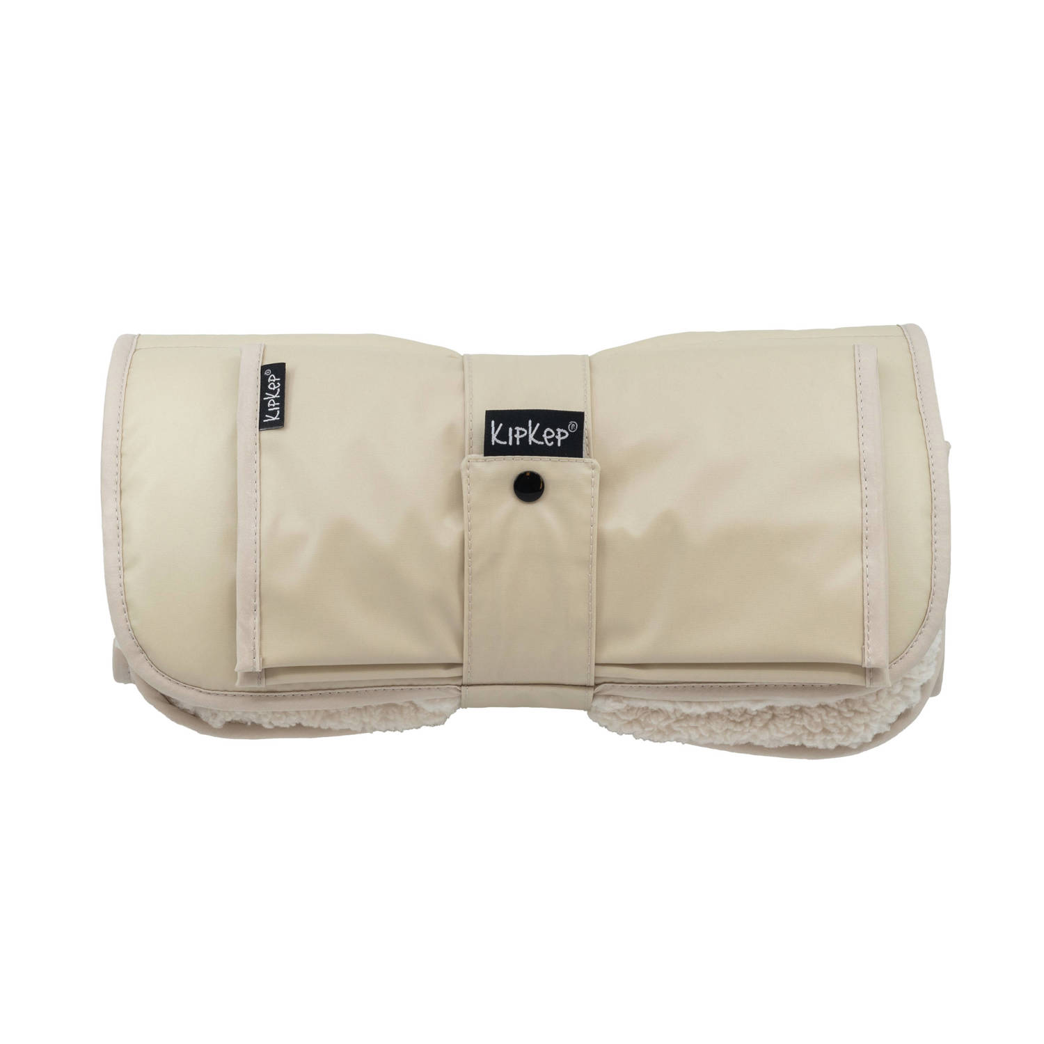 KipKep Napper verschoonmatje + luieretui met teddy beige